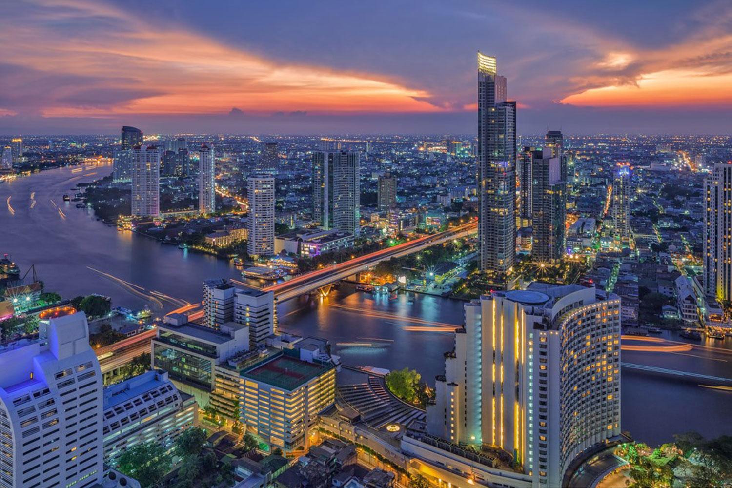 bangkok night view