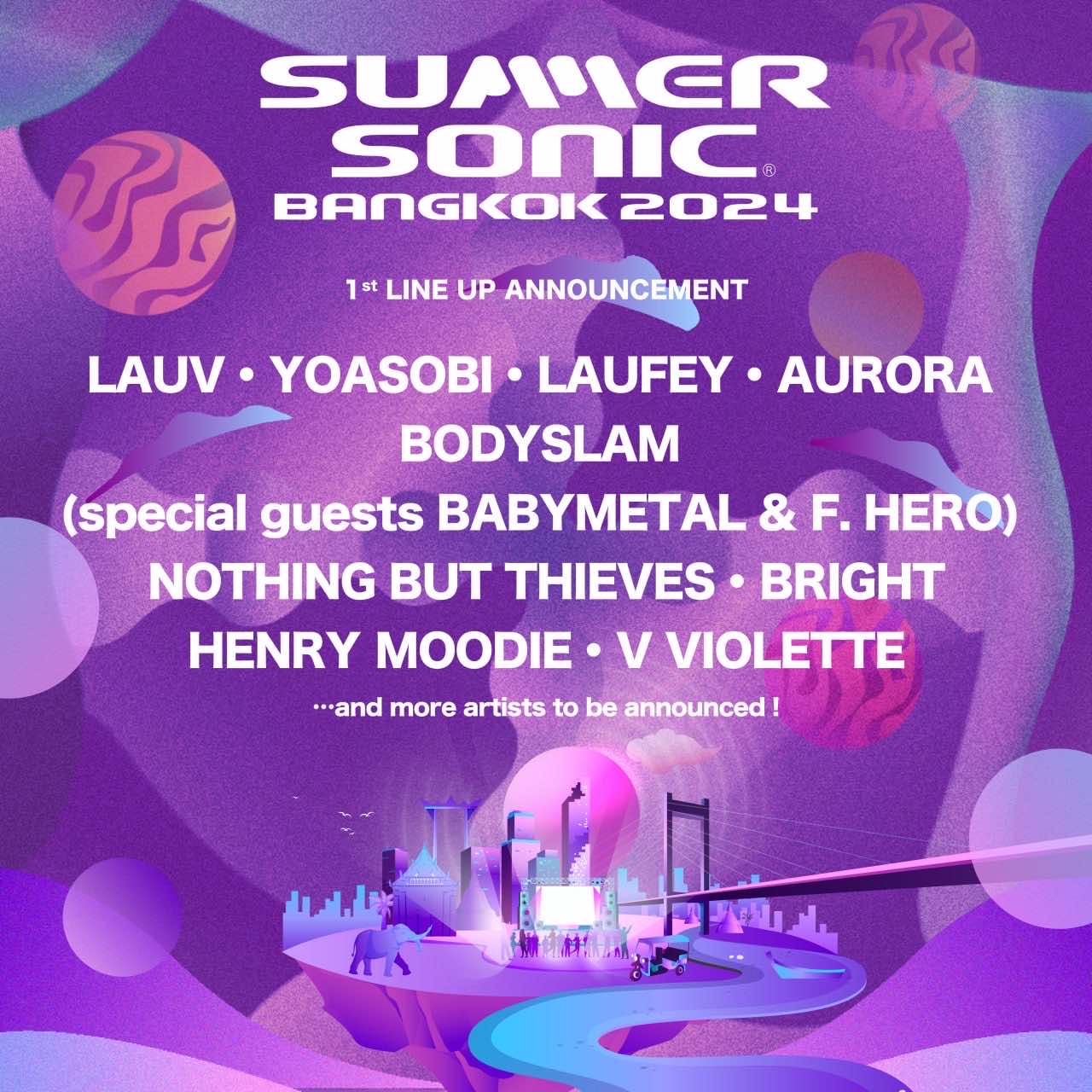 summer sonic bagnkok lineup